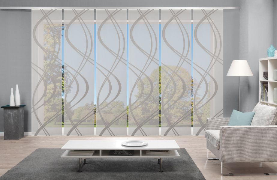 HOME WOHNIDEEN Schiebegardine "TIBERIO 6er SET" Paneelwagen 6 Stk. tlg. Sch günstig online kaufen