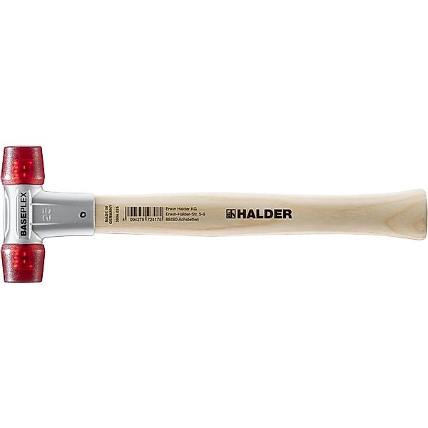 Halder Baseplex Schonhammer Ø 25 mm Celluloseacetat mit Zindruckgussgehäuse günstig online kaufen
