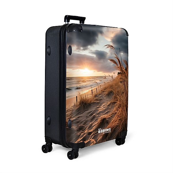 NoBoringSuitcases.com© Hartschalen-Trolley Strand bei Sonnenuntergang 77 günstig online kaufen