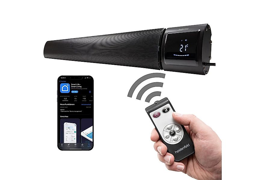 Heidenfeld Heizstrahler Dunkelheizstrahler Heizstrahler Terrasse Inferno DH günstig online kaufen