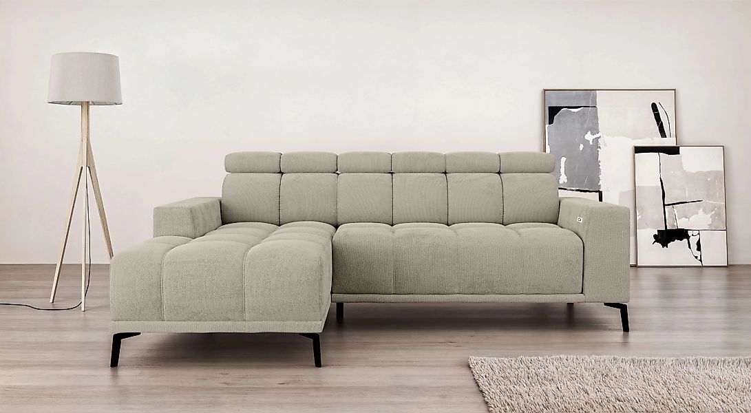 INOSIGN Ecksofa »CAZIE, Designsofa, L-Form, trendige Bubble-Optik,«, elektr günstig online kaufen