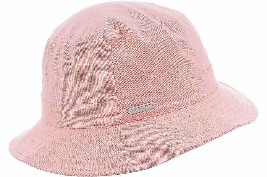 Seeberger Fischerhut Chambraystoff Fischerhut reine Baumwolle günstig online kaufen