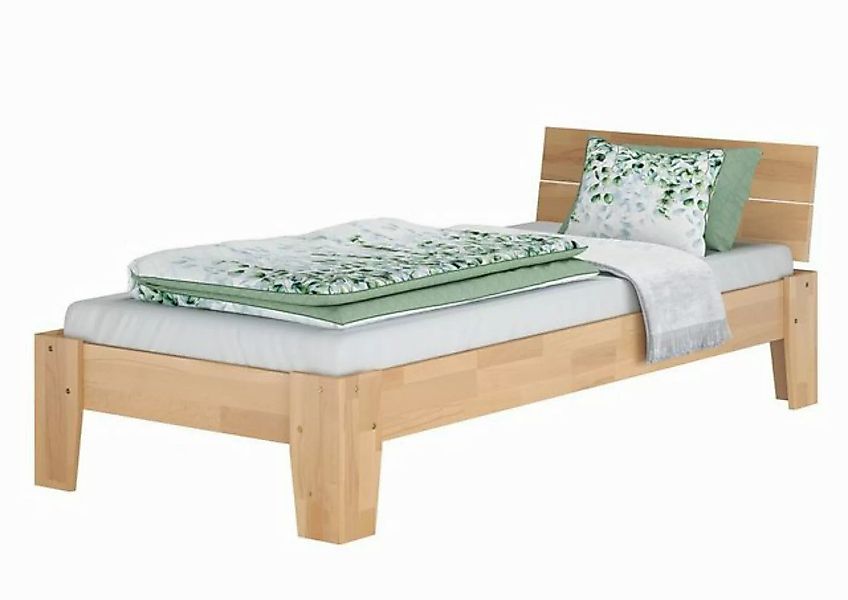 ERST-HOLZ Bett Einzelbett Gästebett Bettrahmen Futonbett Buche massiv 90x20 günstig online kaufen