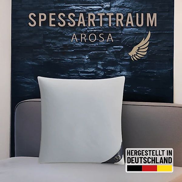 SPESSARTTRAUM 3-Kammer-Kopfkissen »Arosa Kissen in 40x80 & 80x80 cm«, Füllu günstig online kaufen