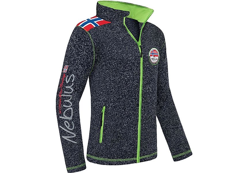 Nebulus Fleecejacke NORKY, P4942 - Herren, navy meliert, XXL günstig online kaufen