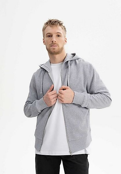 MELA Hoodie Hoodiejacke mit Reißverschluss DEVADAS Aufgesetzte Fronttaschen günstig online kaufen
