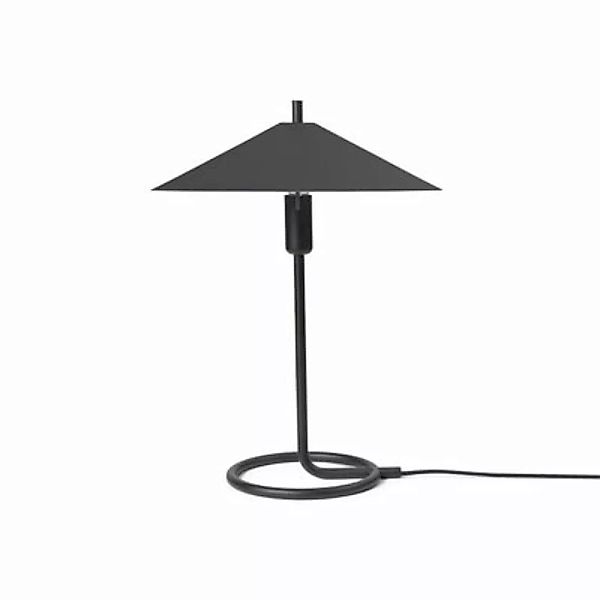 Tischleuchte Filo metall schwarz / Quadratischer Lampenschirm - Ferm Living günstig online kaufen