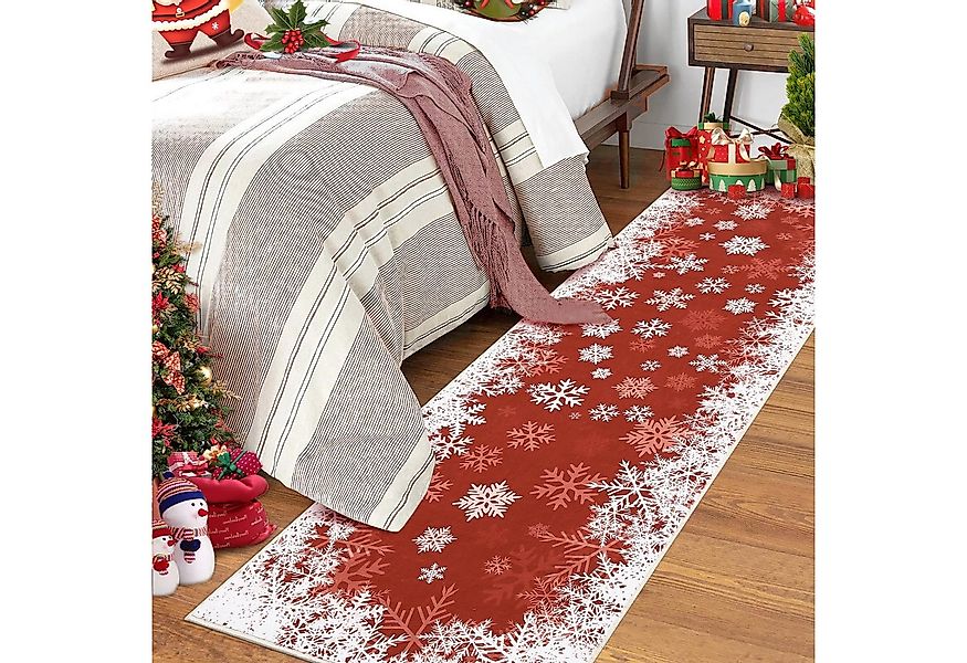 GarveeMore Teppich Weihnachtsbereich Teppich waschbarer Teppich für Wohnzim günstig online kaufen
