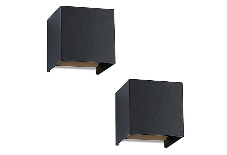 ZMH Außen-Wandleuchte Auf und ab Einstellbarer Lichtstrahl 3W Innen/Außen, günstig online kaufen