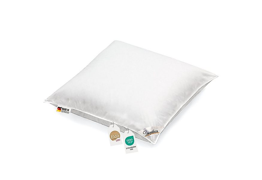 Sympathica Federkopfkissen Kopfkissen Kissen 1100g neue weiße Federn Klasse günstig online kaufen