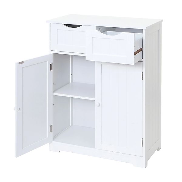 MCW Kommode B65 2 Schubladen 2 Türen Weiß günstig online kaufen