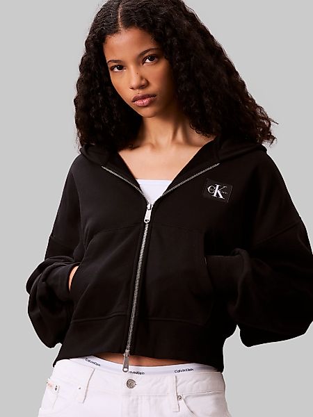 Calvin Klein Jeans Kapuzensweatshirt Mit Rundhalsausschnitt günstig online kaufen
