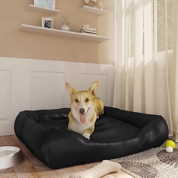 Vidaxl Hundebett Dunkelblau 80x68x23 Cm Kunstleder günstig online kaufen