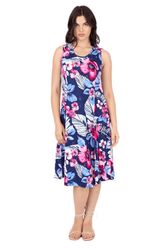 Phistan Midikleid Ärmelloses Damenkleid aus Strick günstig online kaufen