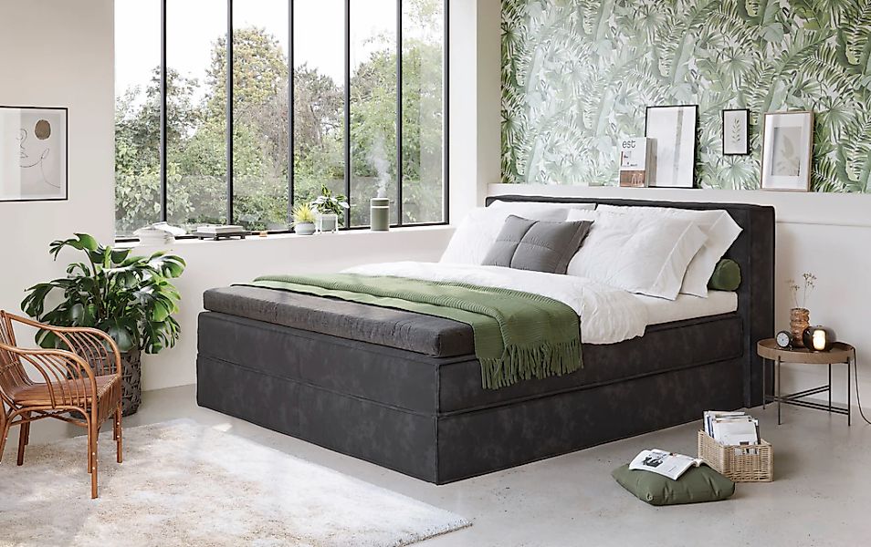 LeGer Home by Lena Gercke Boxspringbett "Addyson", (Härtegrade H2, H3 und H günstig online kaufen