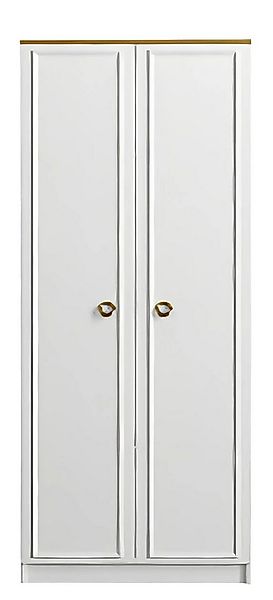 Xlmoebel Kleiderschrank Schlafzimmer-Kleiderschrank: Modernes weißes Holzde günstig online kaufen