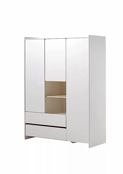 Vipack Kleiderschrank "Kiddy, mit funktioneller Einteilung und 2 Schubladen günstig online kaufen