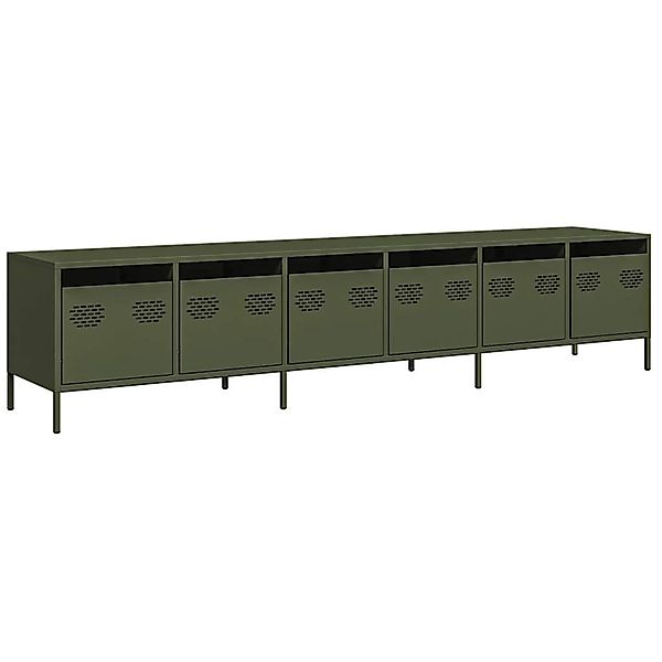 vidaXL TV-Schrank Olivgrün 202x39x43,5 cm Kaltgewalzter Stahl 3307153 günstig online kaufen