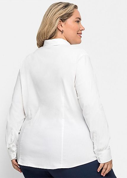 Sheego Klassische Bluse Hemdbluse Langarm günstig online kaufen