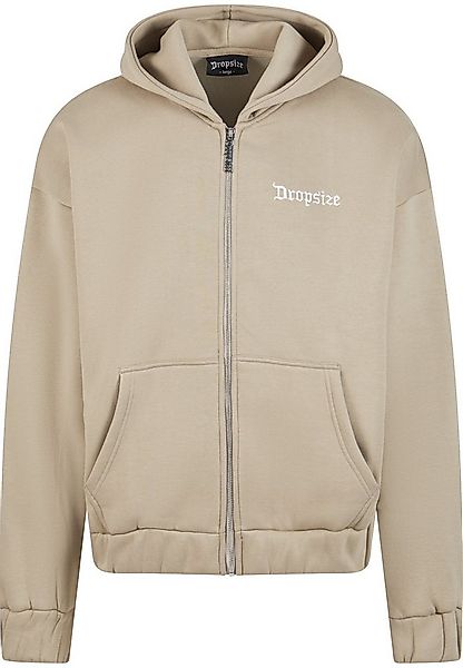 Dropsize Kapuzensweatshirt Dropsize Herren Super Heavy Oversize Blank Zip H günstig online kaufen