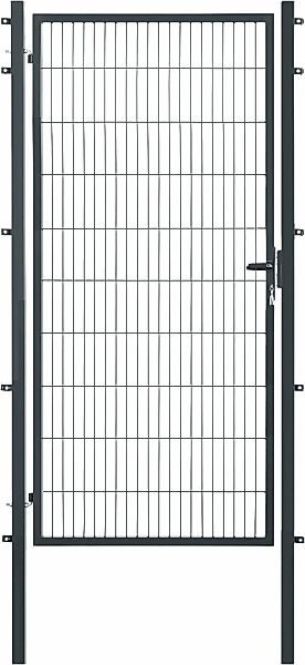 GARDEN N MORE Zauneinzeltür "Einzeltor Premium" 203 cm hoch, anthrazit günstig online kaufen