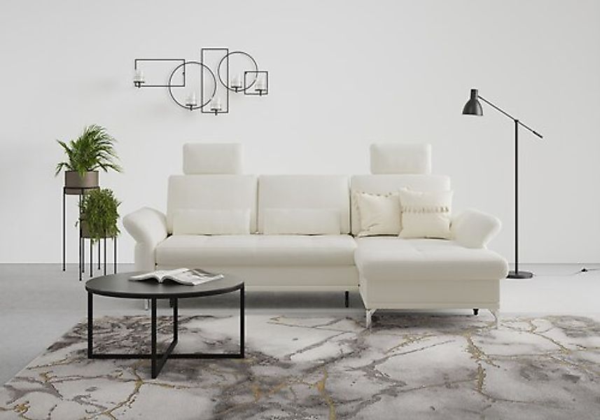 Home affaire Ecksofa »Palm Beach L-Form« Federkern, mit Sitztiefenverstellu günstig online kaufen