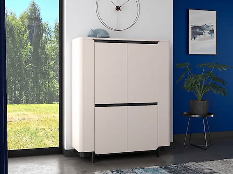 FORTE Vitrine »Vodol«, Highboard, Soft Close, ABS Kanten günstig online kaufen