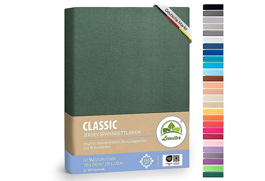 leevitex® Spannbettlaken Spannbettlaken Boxspringbett & Wasserbett Spannbet günstig online kaufen