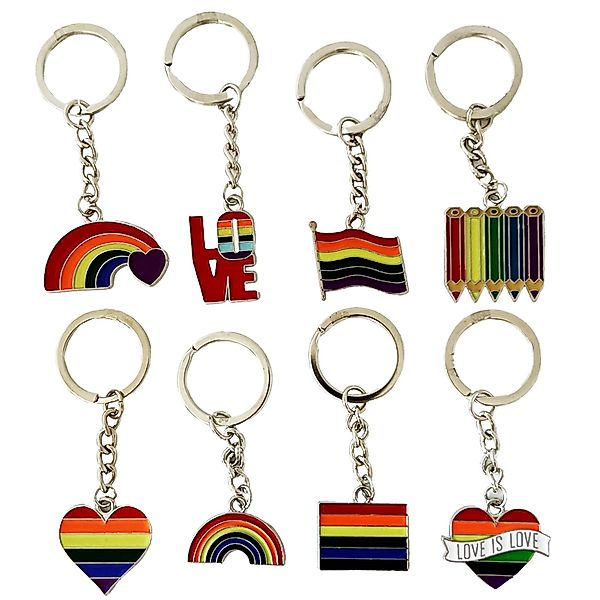 Gravidus Schlüsselanhänger Set Pride 8er Set günstig online kaufen