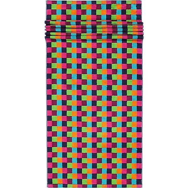 Cawö - Life Style Karo 7047 - Farbe: 84 - multicolor - Saunatuch 70x180 cm günstig online kaufen