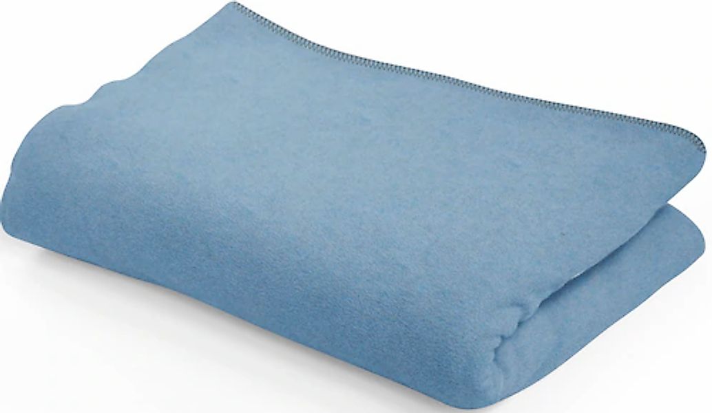 SETEX Wohndecke »Kuscheldecke«, mit Ziernaht in Melange-Optik, Kuscheldecke günstig online kaufen