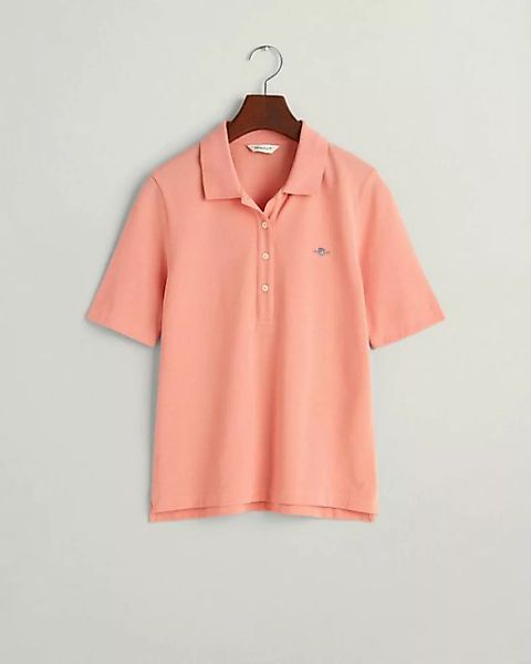 Gant T-Shirt SLIM SHIELD SS PIQUE POLO, PEACHY PINK günstig online kaufen