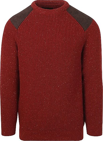 Barbour Pullover Raisthorpe Lambswool Rot - Größe XL günstig online kaufen