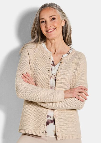 GOLDNER Strickjacke Strickjacke aus reiner Baumwolle günstig online kaufen