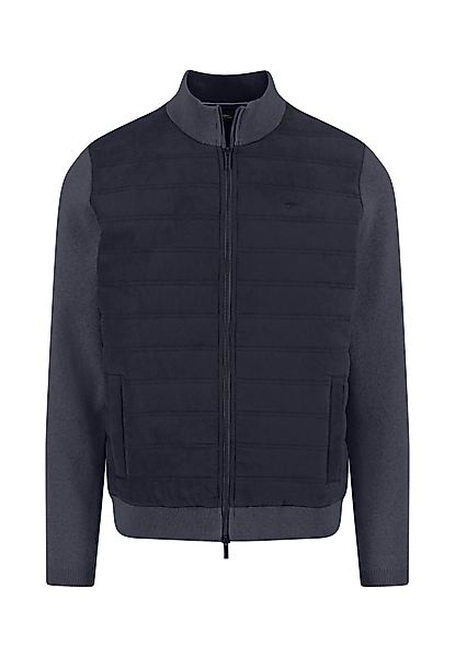 FYNCH-HATTON Strickpullover Hybrid Cardigan, fake suede günstig online kaufen