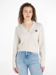 Tommy Jeans Curve Strickjacke TJW BADGE günstig online kaufen