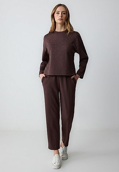 Jimmy Key Strickhose Strickhose Mit Normalem Bein Und Hoher Taille Und Ents günstig online kaufen