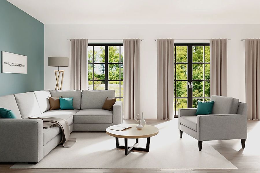 HOMING Vorhang "Jolie" verdeckte Schlaufen 1 Stk. tlg. Fertigschal günstig online kaufen