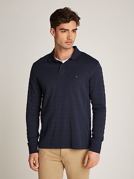 Tommy Hilfiger Langarm-Poloshirt MERC JACQUARD STRIPE günstig online kaufen