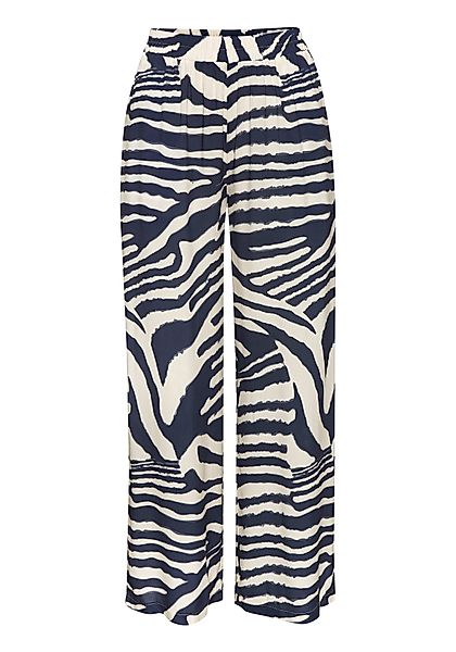 LASCANA Palazzohose mit Animalprint, Schlupfhose, Wide-Leg, günstig online kaufen