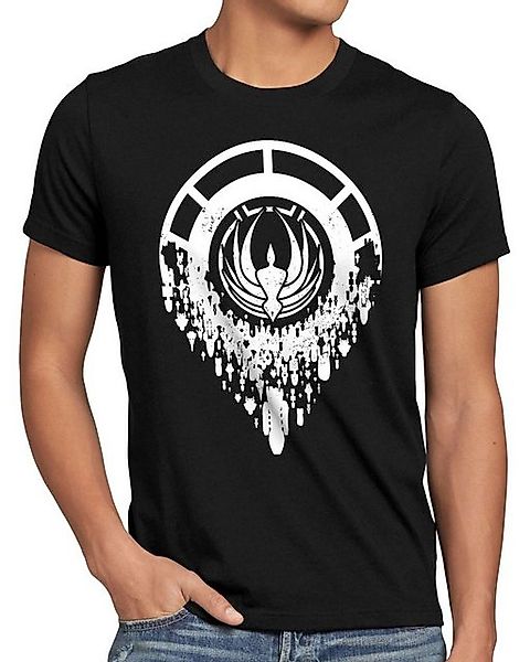 style3 T-Shirt Battlestar Übermacht galactica raumschiff zylonen 80s günstig online kaufen