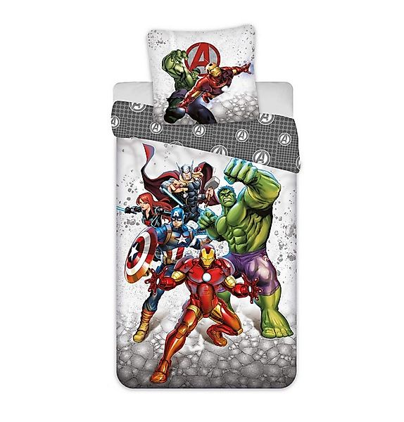 Jerry Fabrics Bettwäsche Marvel Avengers - Wende-Bettwäsche-Set, 135x200 & günstig online kaufen