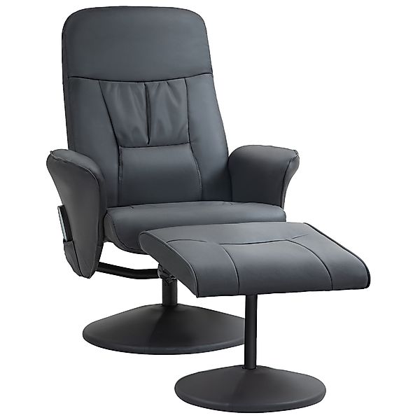 HOMCOM Relaxsessel mit Fußhocker, Elektrischer Massagesessel mit Liegefunkt günstig online kaufen
