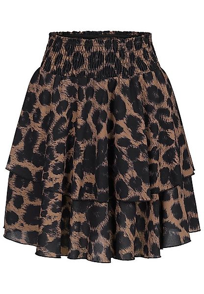 CLOUD 5IVE Sommerrock CLOUD 5IVE Tiered Skirt with aop leo print (1-tlg) günstig online kaufen