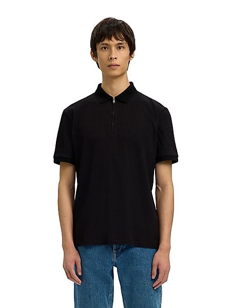 Selected Homme Herren Poloshirt SLMFAVE STRUCTURE SS - Regular Fit günstig online kaufen