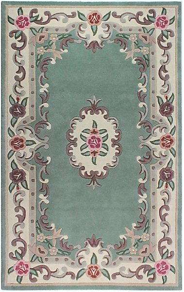 FLAIR RUGS Wollteppich "Aubusson" rechteckig 10 mm Höhe Wolle, Teppich, Woh günstig online kaufen