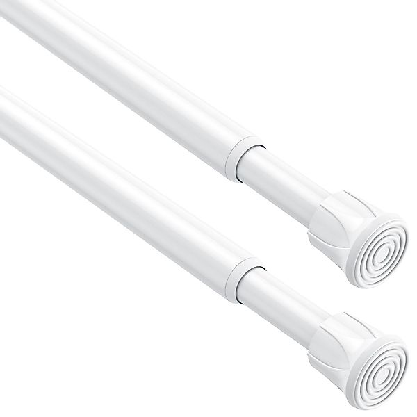 Coonoor Klemmstange 2er-Set Teleskopgardinenstangen ohne Bohren, günstig online kaufen