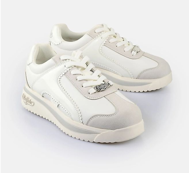 Buffalo Buffalo Sneaker Malibu Weiß/Creme Sneaker günstig online kaufen