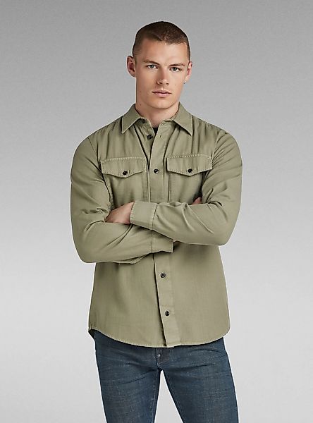 G-STAR Langarmshirt "Marine Slim Shirt" günstig online kaufen