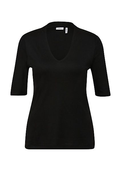 s.Oliver T-Shirt – elegantes Basic für Alltag, Büro oder Freizeit Verlänger günstig online kaufen